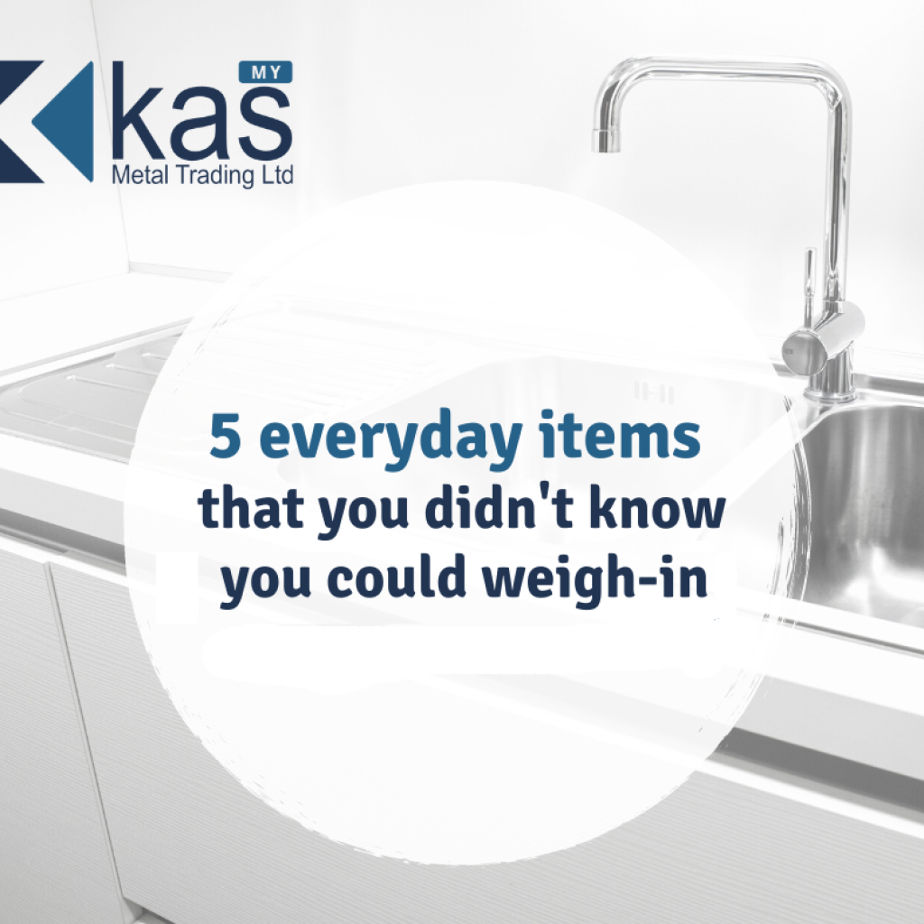 5 EVERYDAY ITEMS THAT YOU MAY NOT KNOW COULD BE WEIGHED-IN FOR SCRAP
