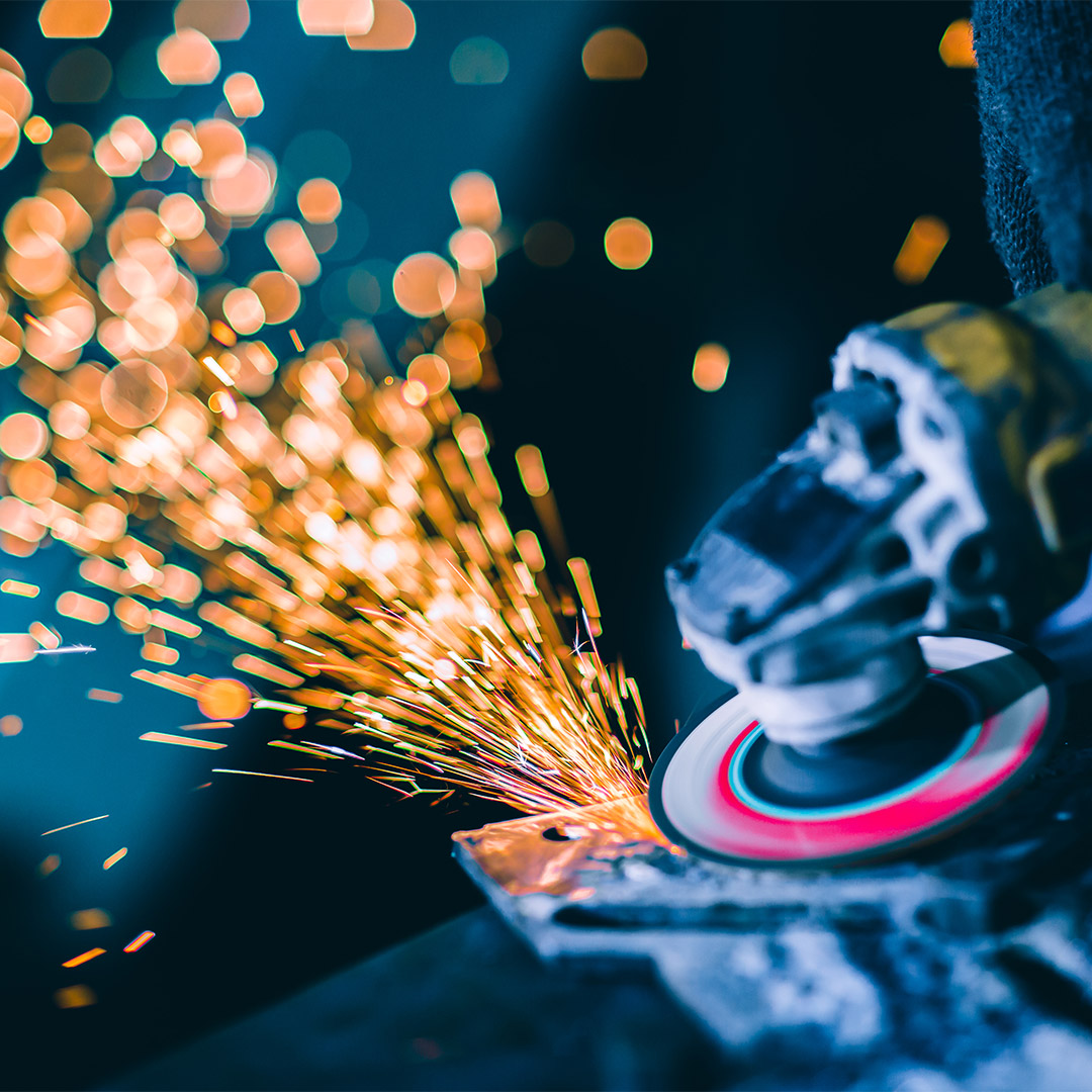close up of welding